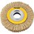 Escova circular aço latonado 6" x 1" (152mm x 25,4 mm) com bucha de redução VONDER - Imagem 1