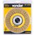 Escova circular aço latonado 6" x 3/4" (152mm x 19,1 mm) com bucha de redução VONDER - Imagem 3