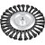 Escova circular 7" x 1/2" M14 torcida VONDER - Imagem 1