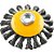 Escova circular cônica 4" x 1/2" M14 torcida VONDER - Imagem 1