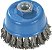 Escova copo em aço inox trançado 76,2mm M14 fio 0,4mm 10.000 rpm 13F312 WALTER - Imagem 1