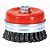 Escova copo em aço trançado 127mm M14 fio 0,5mm 8.500 rpm 13G502 WALTER - Imagem 1