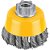 Escova copo em aço trançado 75mm M14 fio 0,5mm 14.000 rpm DW4910M DEWALT - Imagem 1