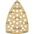 Lixa triangular com costado em papel com fibra de poliéster 158mm x 158mm x 103mm grão 600 embalagem com 10 peças VONDER - Imagem 3