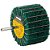 Roda com haste para remoção e acabamento 80mm x 50mm grão 180 VONDER - Imagem 4