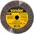 Roda de lixa 115mm x 20mm rosca M14 grão 80 VONDER - Imagem 1
