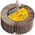 Roda de lixa 80mm x 30mm com haste grão 120 VONDER - Imagem 1