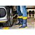 Bota de PVC azul com polaina amarela 43/44 cano médio com forro VONDER - Imagem 6