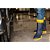 Bota de PVC azul com polaina amarela 43/44 cano médio com forro VONDER - Imagem 9