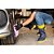 Bota de PVC azul com polaina amarela 43/44 cano médio sem forro VONDER - Imagem 10