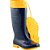 Bota de PVC azul/amarela polaina 39 CALFOR PAMPEANA - Imagem 1