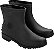 Bota de PVC preta cano 3/4 sem forro 45/46 VONDER - Imagem 1