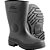 Bota de PVC preta cano médio sem forro 38/39 SUPERMAX CCP 501 SF CALFOR - Imagem 1