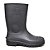 Bota de PVC preta cano médio sem forro 40 SUPERMAX CCP 501 SF CALFOR - Imagem 1