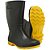 Bota de PVC preta e amarela tamanho 41 cano curto sem forro CPCC30 VULCABRAS - Imagem 1