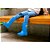 Bota infantil de PVC azul com forro 20/21 VONDER - Imagem 3