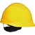 Capacete aba frontal amarelo com catraca H-702 HB004732424 3M - Imagem 4