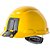 Capacete aba frontal mineiro amarelo com catraca H-702 HB004732473 3M - Imagem 1