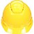 Capacete aba frontal ventilado amarelo com catraca H-702 HB004726855 3M - Imagem 5