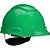 Capacete aba frontal ventilado verde com catraca H-704 HB004726889 3M - Imagem 1