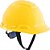 Capacete amarelo suspensão com ajuste fácil e jugular de tecido aba frontal H 700 3M - Imagem 1