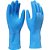 Luva de látex tamanho 7 (P) cor azul antiderrapante Verniz Silver LV-LAZVS-7 IMBAT - Imagem 1