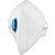 Respirador dobrável semi facial sem carvão ativado com válvula PFF 1 RDV 2102 branco VONDER - Imagem 6