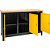 Bancada fechada com tampo de madeira e 3 portas 1.500mm x 920mm x 600mm VONDER - Imagem 1