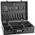 Maleta para ferramentas profissional 455mm x 330mm x 152mm preta MFV 315 VONDER - Imagem 1