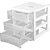 Organizador plástico com 3 gavetas OPV 0271 VONDER - Imagem 6