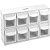 Organizador plástico com 8 gavetas OPV 0305 VONDER - Imagem 1