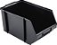 Gavateiro plástico nº7 preto 17,0cm x 21,5cm x 34,0cm NACIONAL - Imagem 1