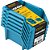 Gaveteiro plástico nº3 8,0cm x 10,4cm x 17,6cm jogo com 6 peças modelo prático azul VONDER - Imagem 2