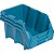 Gaveteiro plástico nº5 12,0cm x 15,0cm x 26,0 cm,modelo prático azul VONDER - Imagem 5