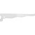 Suporte para prateleira branco 20cm VONDER - Imagem 1