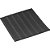 Piso de borracha antiderrapante tipo listrado 2,5mm preto VONDER - contém 1 rolo com 20m x 1m - Imagem 1