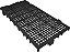 Piso plástico modular 250mm x 500mm preto 42529 PRESTO - Imagem 1