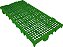 Piso plástico modular 250mm x 500mm verde 42532 PRESTO - Imagem 1