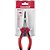 Alicate bico meia-cana curvo tipo telefone 6.1/2" R28512165 GEDORE RED - Imagem 2