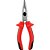 Alicate bico meia-cana reto 6.1/2" tipo telefone R28502165 GEDORE RED - Imagem 2