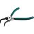 Alicate para anéis internos curvo 7" ST72042ST SATA - Imagem 4
