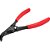 Alicate para anéis externos bico curvo 7" R27654061 GEDORE RED - Imagem 1