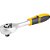 Catraca reversível para soquete encaixe 1/4" x 150mm cabo emborrachado VONDER - Imagem 1