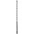 Ferro de pua 1/4" x 305mm tipo Mathieson 12" IW344 kit com 12 peças IRWIN - Imagem 1