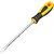 Chave de fenda 1/4" x 6" aço cromo vanádio cabo emborrachado VONDER PLUS - Imagem 1