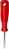 Chave de fenda 1/8" x 3" aço cromo vanádio R38100814 GEDORE RED - Imagem 3