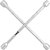 Chave de roda tipo cruz 17,0mm x 19,0mm x 21,0mm 23,0mm NOVE54 - Imagem 4