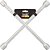 Chave de roda tipo cruz 17,0mm x 19,0mm x 21,0mm 23,0mm VONDER - Imagem 2