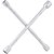 Chave de roda tipo cruz 17,0mm x 19,0mm x 21,0mm 23,0mm VONDER - Imagem 3