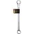 Chave estrela 20mm x 22mm aço cromo vanádio cromado fosco VONDER - Imagem 2